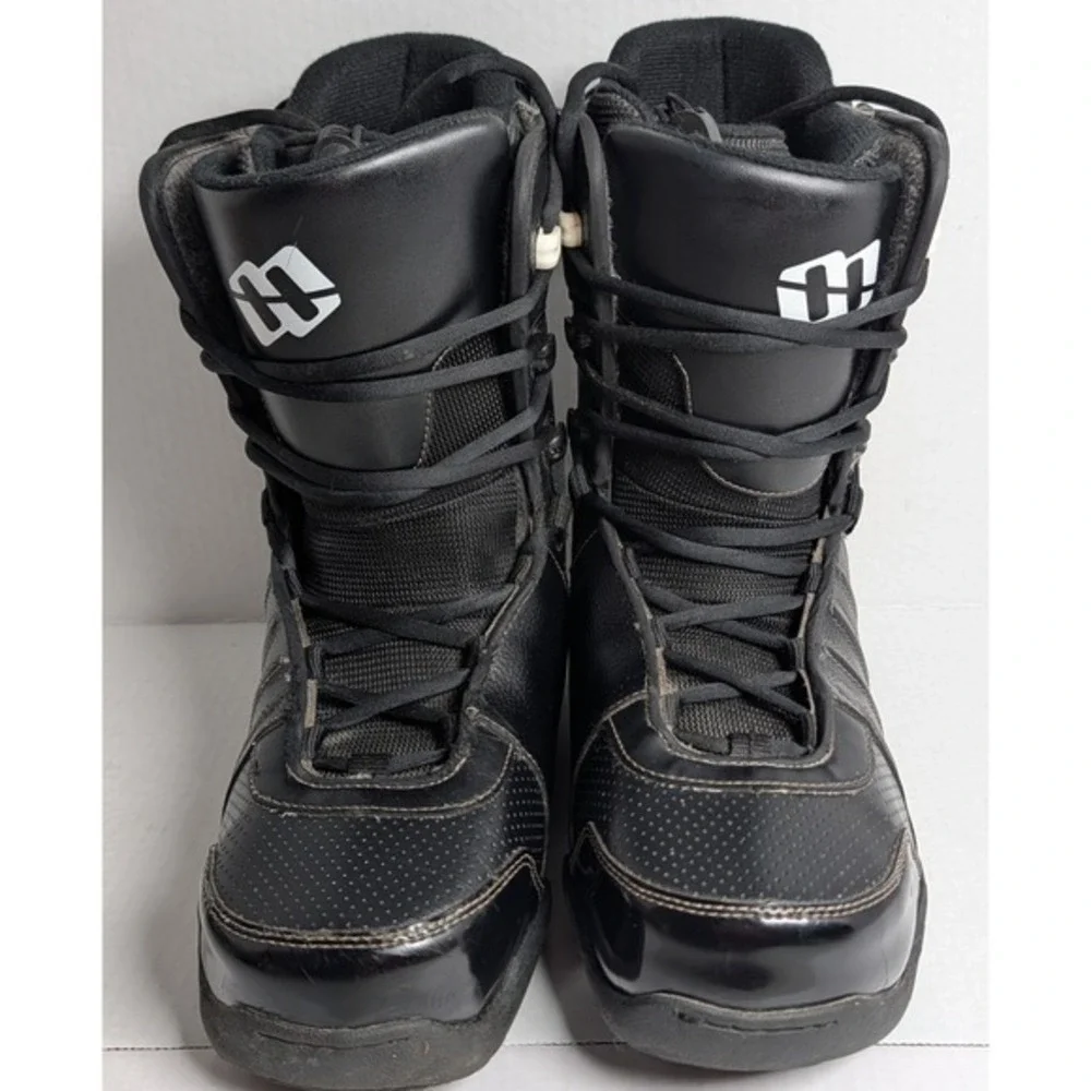 Morrow Snowboard Boots Men's‎ US 8 Black Lace-Up Winter Snow Gear All Mountain